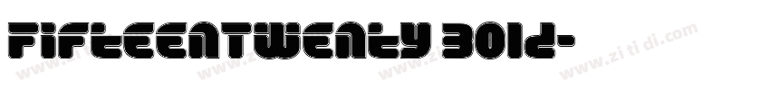 FifteenTwenty Bold字体转换